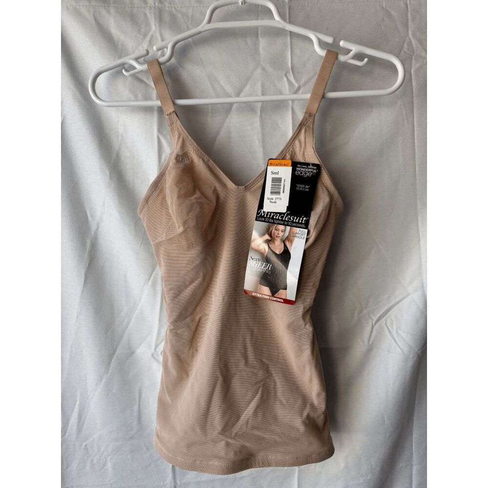 Miraclesuit Full Support Camisole in Nude Extra Firm Control Womens Size Small
